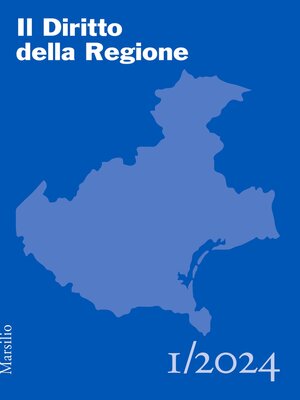 cover image of Il diritto della Regione 1/2024